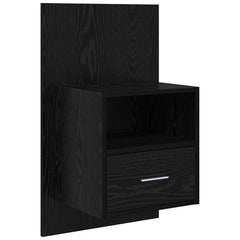 vidaXL Bedside Cabinet 2 pcs Black Oak 50 x 32.5 x 80cm 6