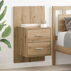 vidaXL Wall-mounted Bedside Cabinet