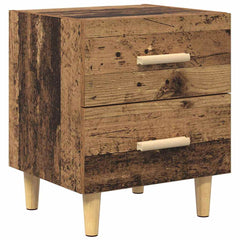 vidaXL Bed Cabinet Old Wood 40 x 35 x 47.5cm Engineered Wood 2