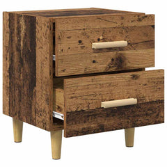 vidaXL Bed Cabinet Old Wood 40 x 35 x 47.5cm Engineered Wood 5