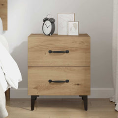 vidaXL Bed Cabinet Artisan Oak 40 x 35 x 47.5 cm Engineered Wood 4