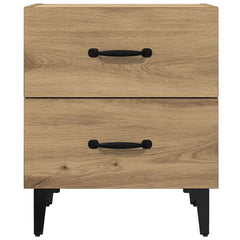 vidaXL Bed Cabinet Artisan Oak 40 x 35 x 47.5 cm Engineered Wood 6