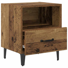 vidaXL Bedside Cabinet 2 pcs Old Wood 40 x 35 x 47.5 cm 5