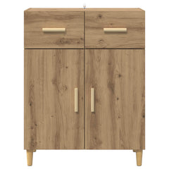 vidaXL Sideboard Artisan oak 34 x 69.5 x 89 cm Engineered Wood 6