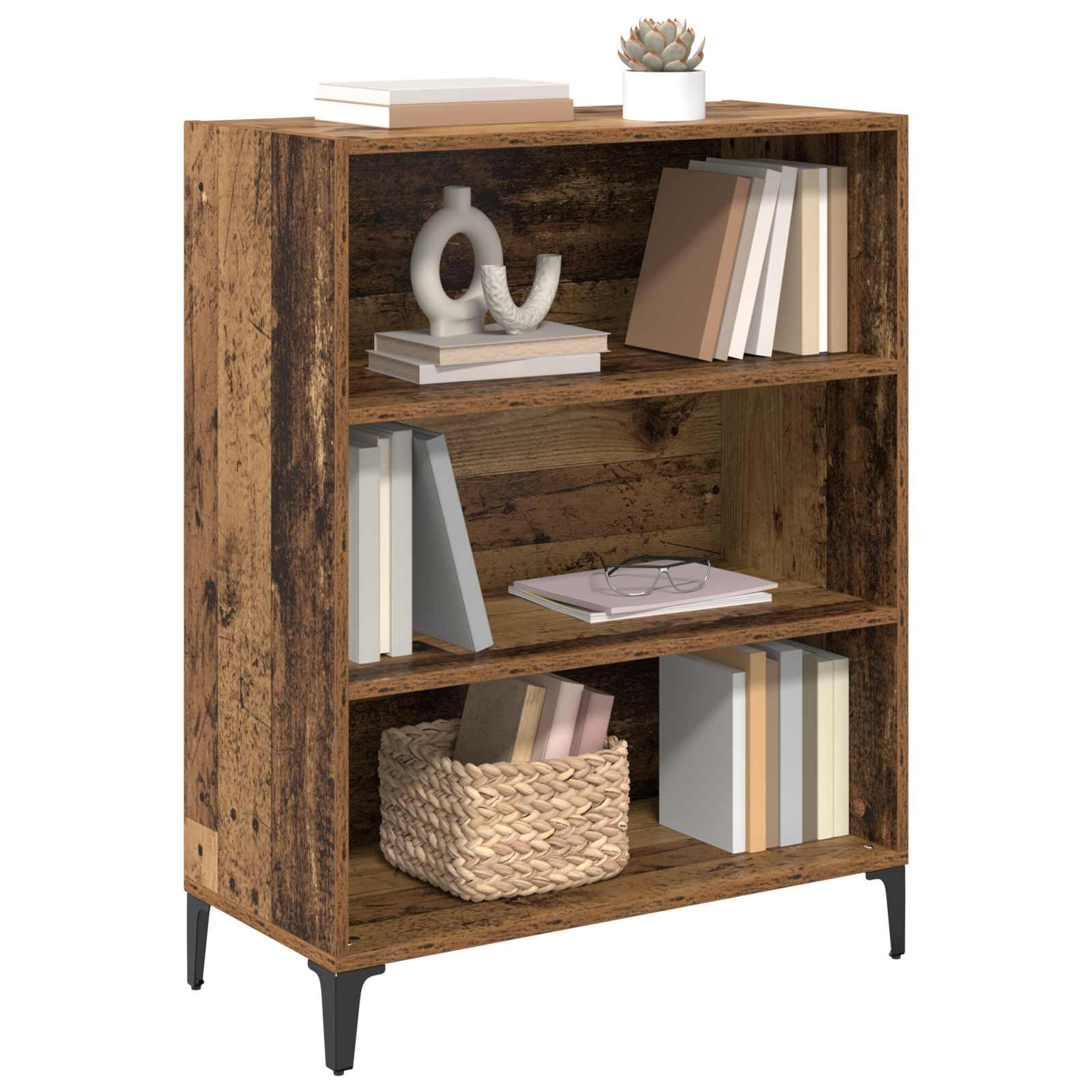 vidaXL Sideboard Old Wood 69.5 x 32.5 x 90 cm Engineered Wood 3