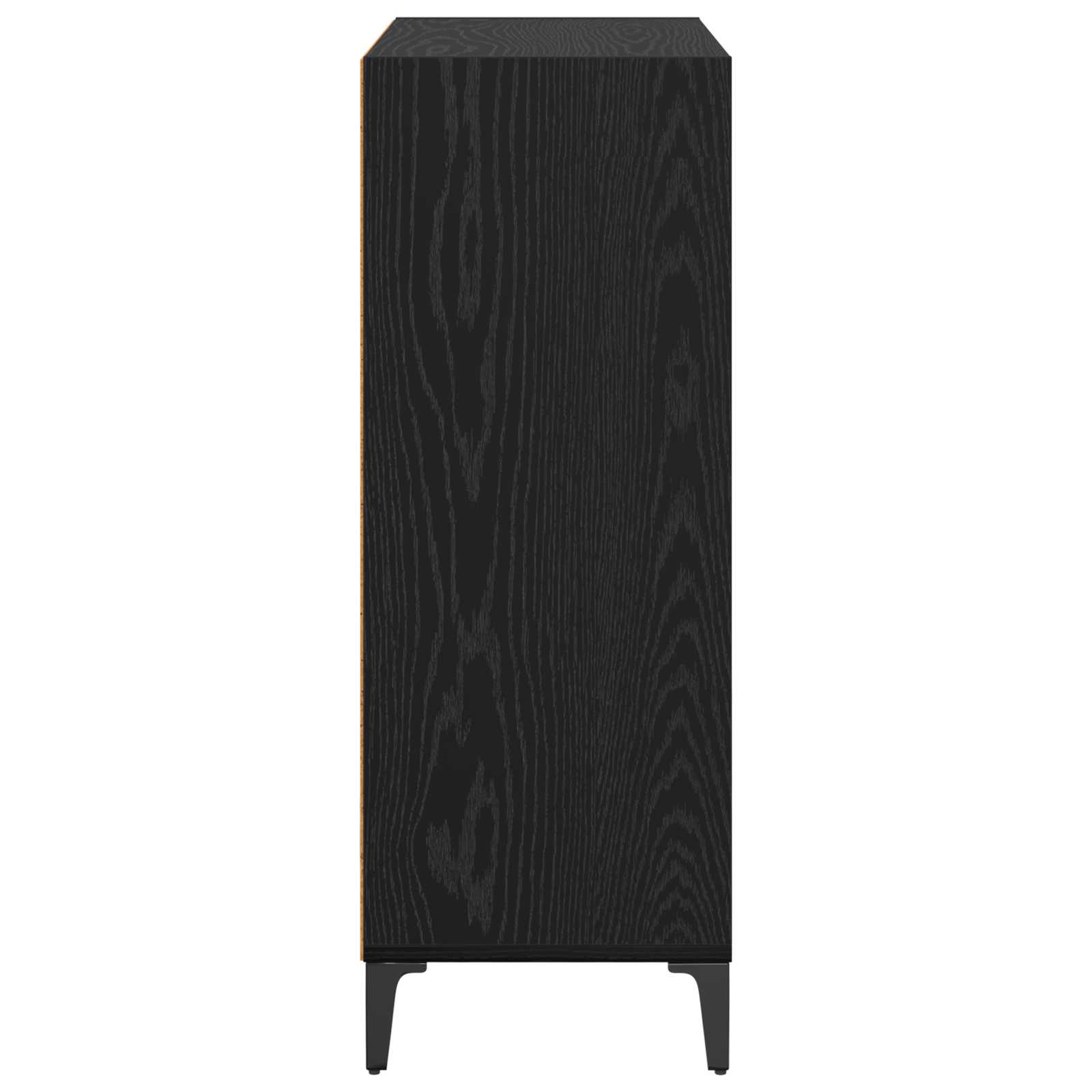 vidaXL Sideboard Black Oak 69.5 x 32.5 x 90 cm Engineered Wood 6