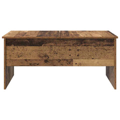 vidaXL Coffee Table Old Wood 102 x 50.5 x 46.5 cm Engineered Wood 6