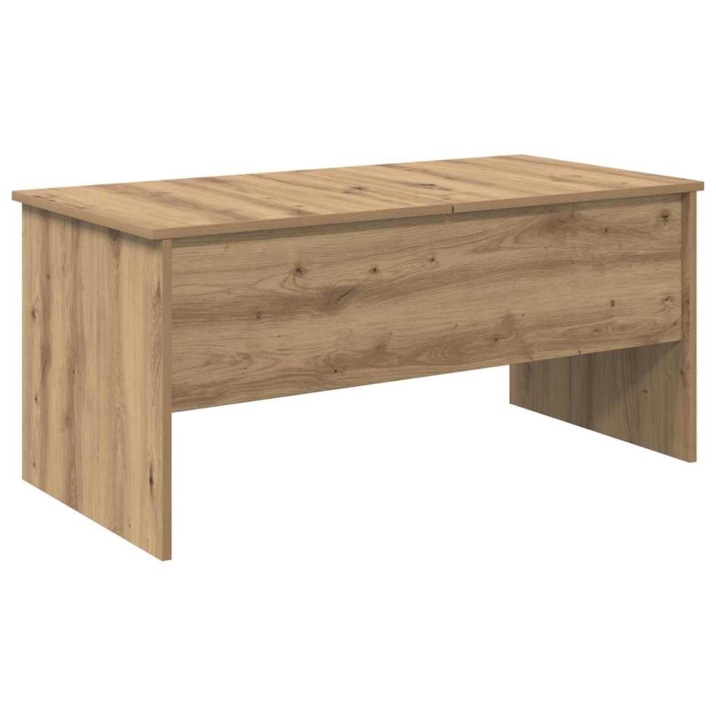 vidaXL Coffee Table Artisan Oak 102 x 50.5 x 46.5 cm Engineered Wood 2