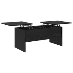 vidaXL Coffee Table Black Oak 102 x 50.5 x 46.5 cm Engineered Wood 5
