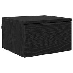 vidaXL Bedside Cabinet 2 pcs Black Oak 34 x 30 x 20 cm Engineered Wood 6
