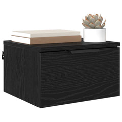 vidaXL Bedside Cabinet 2 pcs Black Oak 34 x 30 x 20 cm Engineered Wood 3