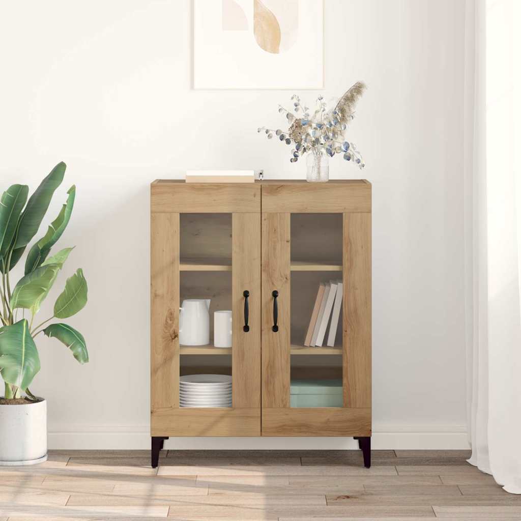 vidaXL Sideboard Artisan Oak 69.5 x 34 x 90 cm 4