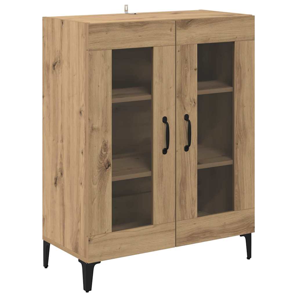 vidaXL Sideboard Artisan Oak 69.5 x 34 x 90 cm 2
