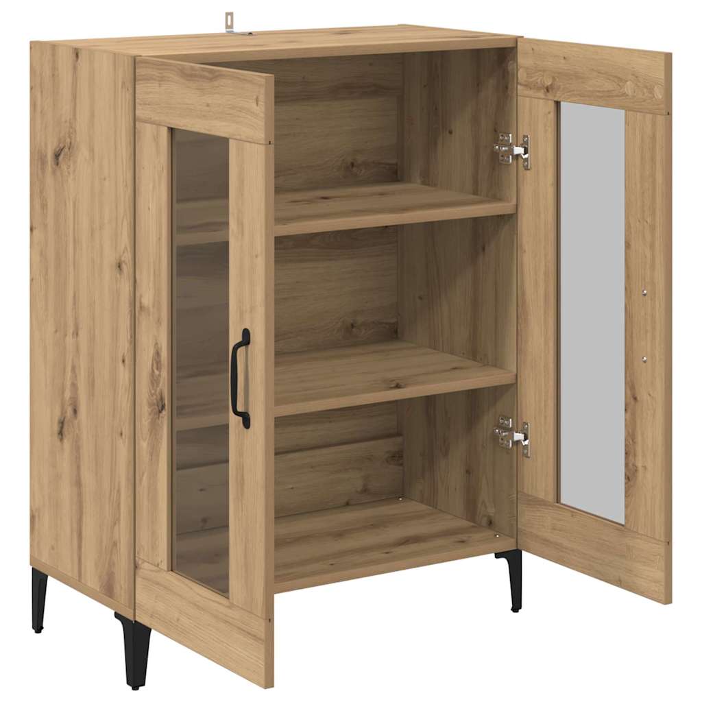 vidaXL Sideboard Artisan Oak 69.5 x 34 x 90 cm 5