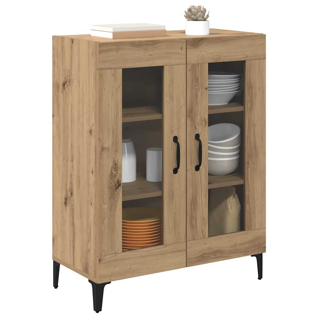 vidaXL Sideboard Artisan Oak 69.5 x 34 x 90 cm 3