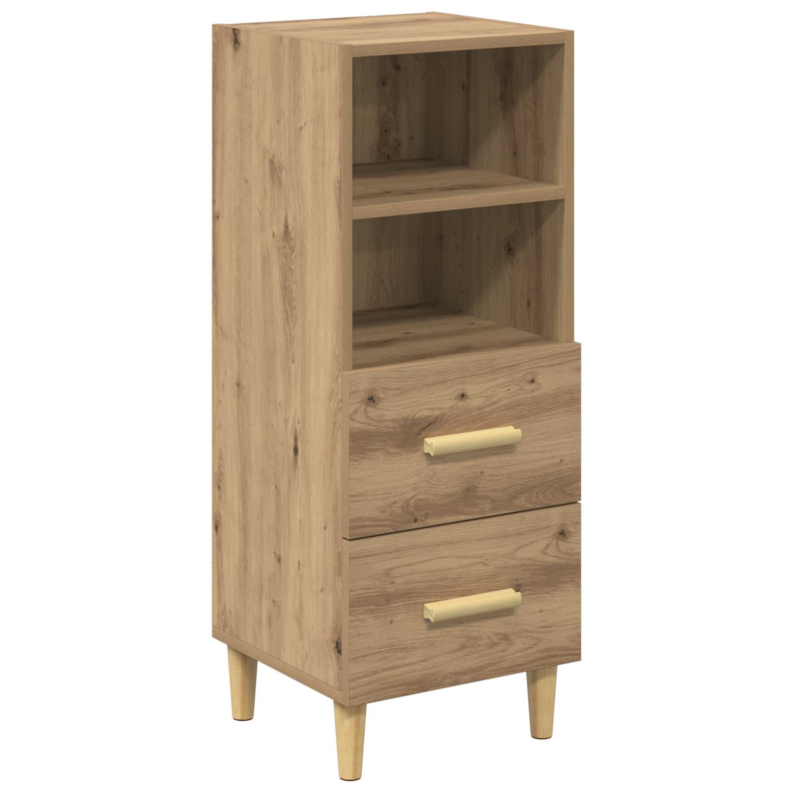 vidaXL Sideboard Artisan oak 34 x 34.5 x 90 cm Engineered Wood 2