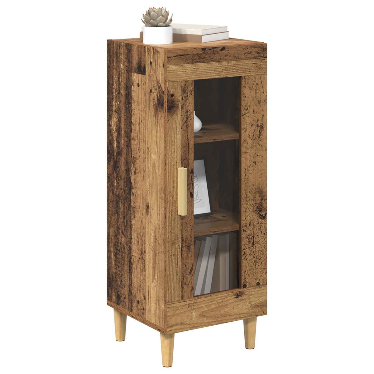 Sideboard 34,5x34x90 cm Engineered Wood Old wood
