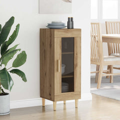 vidaXL Sideboard Artisan Oak 34.5 x 32.5 x 90 cm Engineered Wood 4