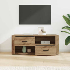 vidaXL TV Cabinet 100 x 35 x 40 cm Artisan Oak Engineered Wood 4
