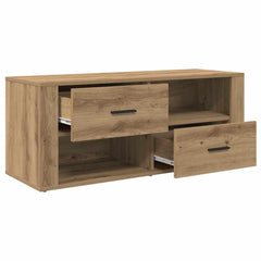 vidaXL TV Cabinet 100 x 35 x 40 cm Artisan Oak Engineered Wood 5