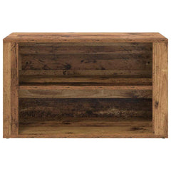 vidaXL Shoe Rack 75 x 35 x 45 cm Engineered Wood Old wood 5