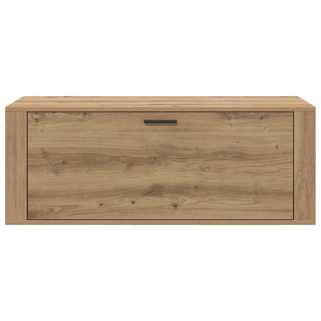 vidaXL Shoe Cabinet 100 x 35 x 38 cm Engineered Wood Artisan Oak 6