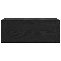 vidaXL Shoe Cabinet 100 x 35 x 38 cm Engineered Wood Black Oak 6