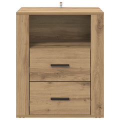 vidaXL Bedside Cabinet Artisan Oak 35 x 50 x 60 cm Engineered Wood 6