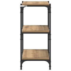 vidaXL Book Cabinet 3-Tier 40 x 33 x 70.5 cm Engineered wood 6