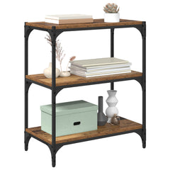 vidaXL Book Cabinet Old wood 60 x 33 x 70.5 cm Engineered wood 3