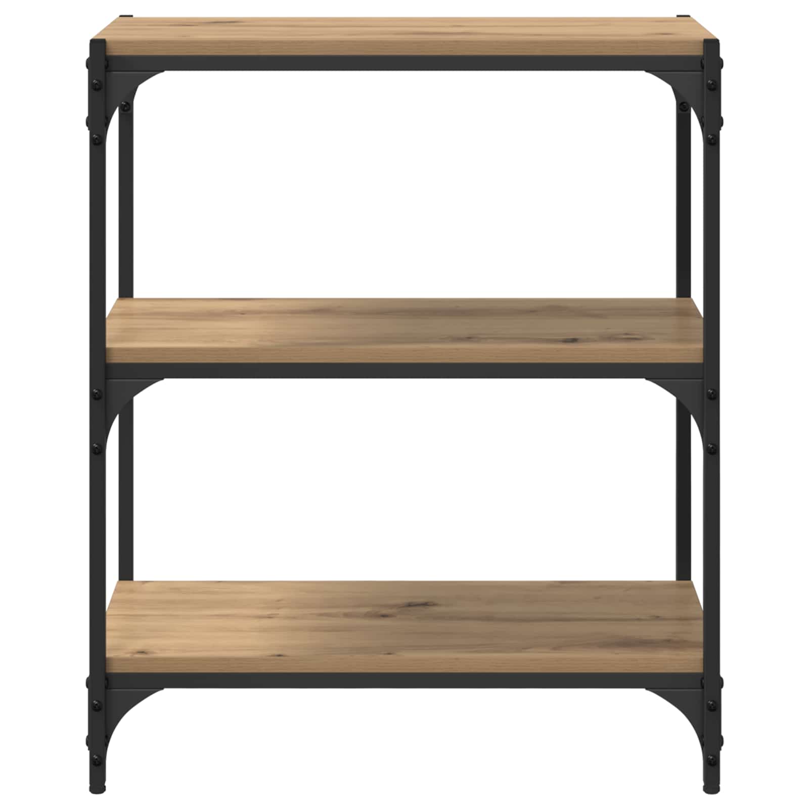 vidaXL Book Cabinet 3-Tier 60 x 33 x 70.5 cm Engineered wood 5
