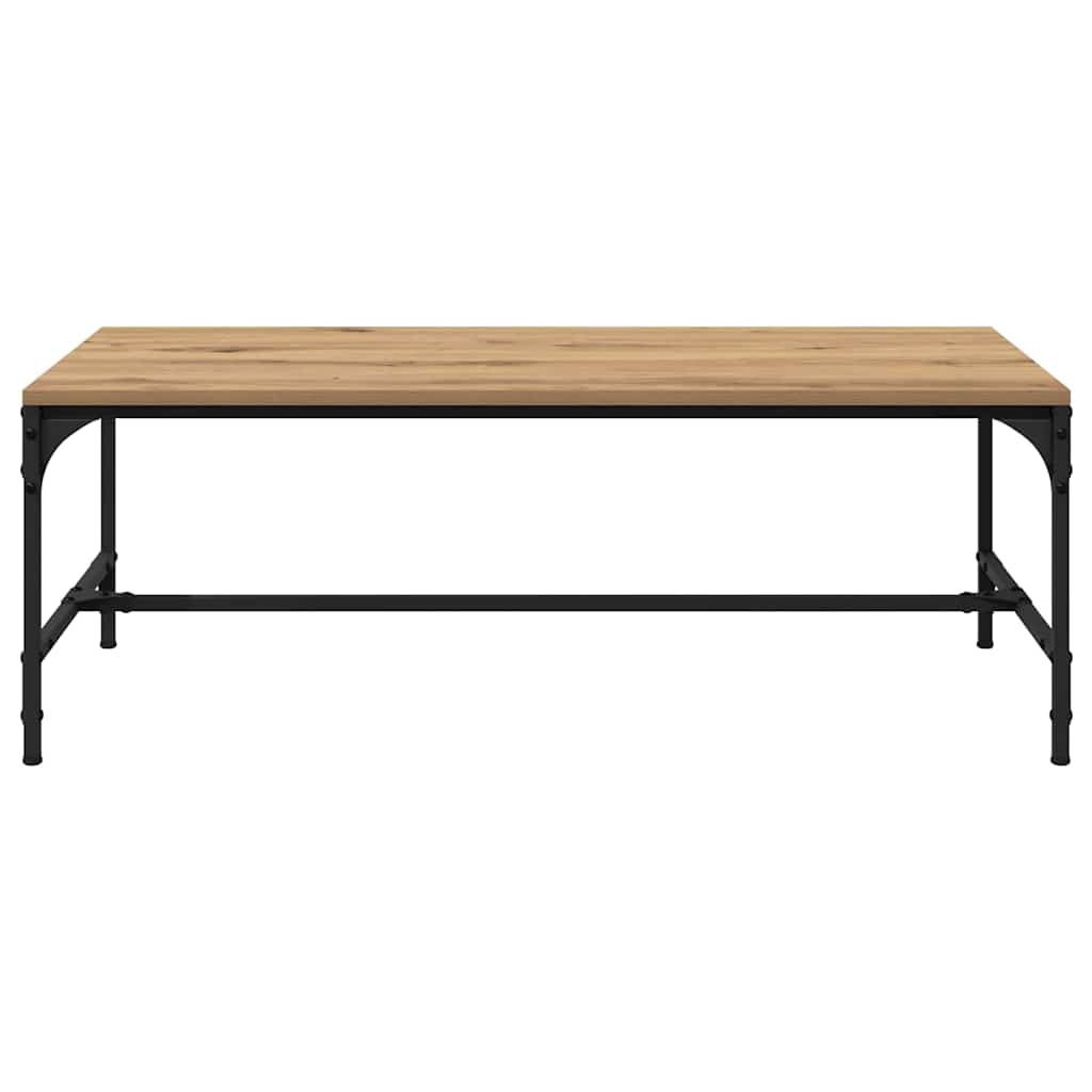 vidaXL Coffee Table Artisan Oak 100 x 50 x 35 cm Engineered Wood 5