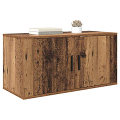 vidaXL 80 x 34.5 x 40 cm Old Wood Engineered Wood 3
