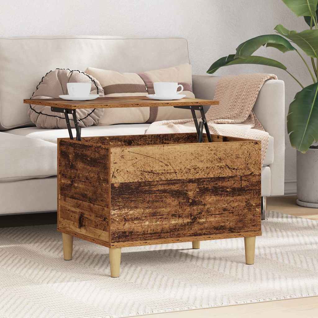 vidaXL Bedside Cabinet Old Wood 60 x 44.5 x 45 cm Engineered Wood 4