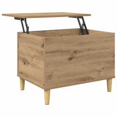 vidaXL Bedside Cabinet Artisan Oak 60 x 44.5 x 45 cm Engineered Wood 5