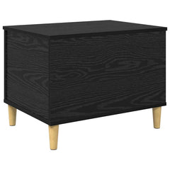 vidaXL Bedside Cabinet Black Oak 60 x 44.5 x 45 cm Engineered Wood 2