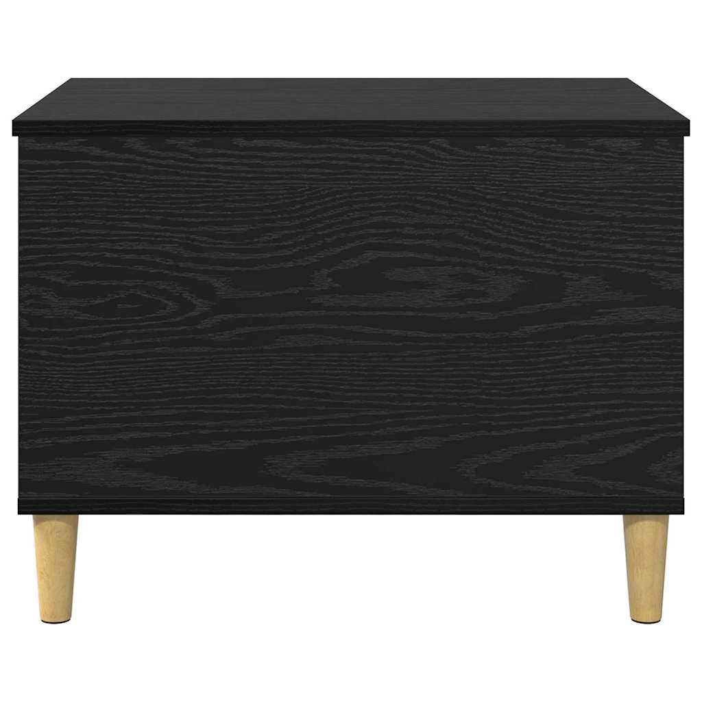 vidaXL Bedside Cabinet Black Oak 60 x 44.5 x 45 cm Engineered Wood 6