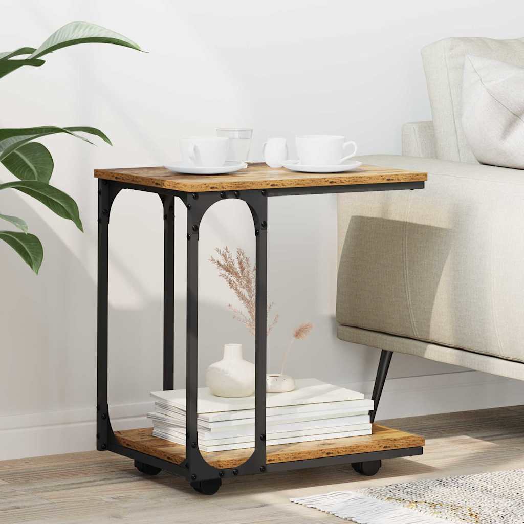 vidaXL Side Table Old Wood 50 x 35 x 55.5 cm Engineered Wood 1