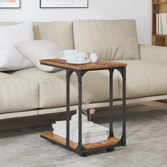 vidaXL Side Table Old Wood 50 x 35 x 55.5 cm Engineered Wood 4