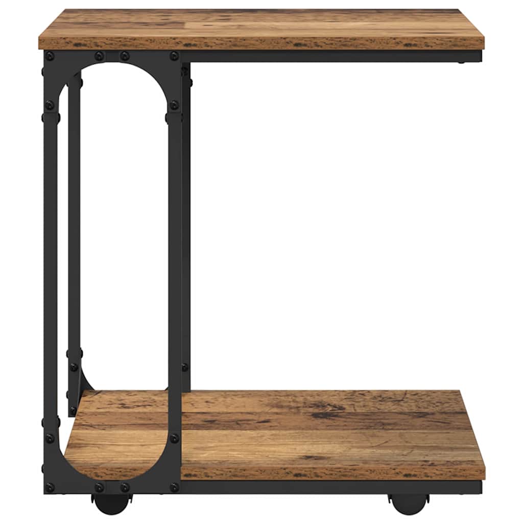 vidaXL Side Table Old Wood 50 x 35 x 55.5 cm Engineered Wood 5