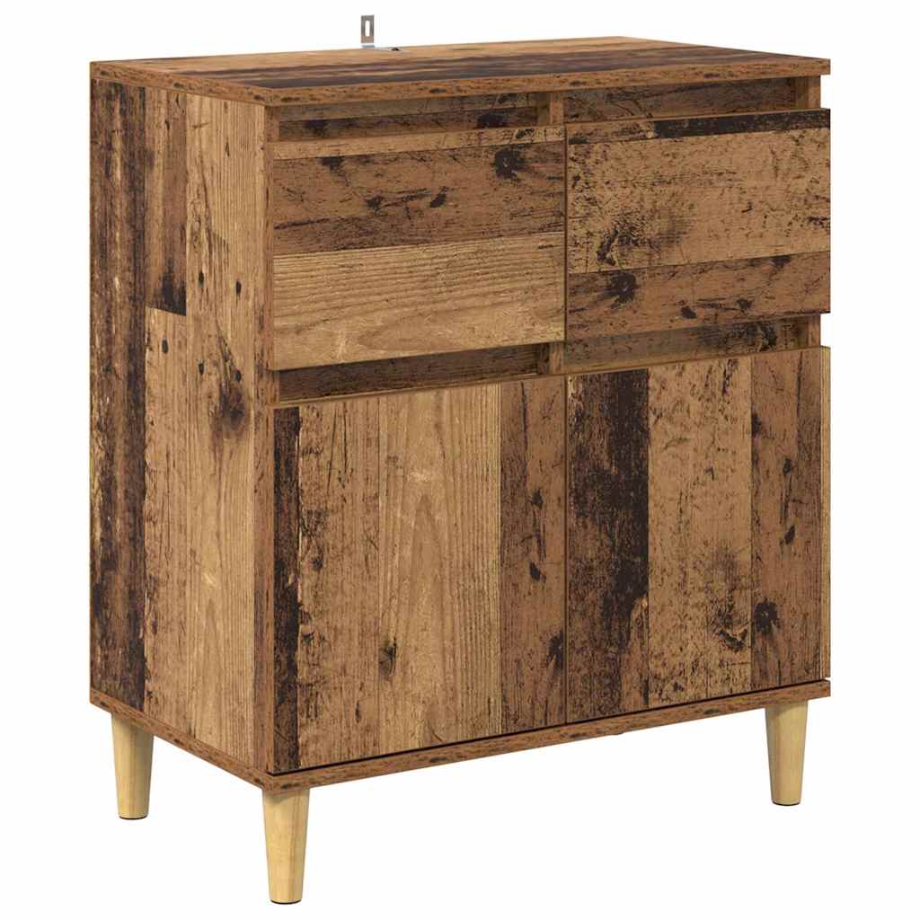 vidaXL Sideboard Old Wood 60 x 35 x 70 cm Engineered Wood 2