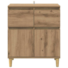 vidaXL Sideboard Artisan Oak 60 x 35 x 70 cm Engineered Wood 6