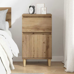 vidaXL Bedside Cabinet Artisan Oak 40 x 35 x 70 cm Engineered Wood 4