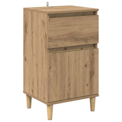 vidaXL Bedside Cabinet Artisan Oak 40 x 35 x 70 cm Engineered Wood 2