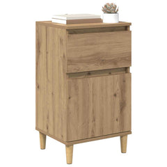 vidaXL Bedside Cabinet Artisan Oak 40 x 35 x 70 cm Engineered Wood 3