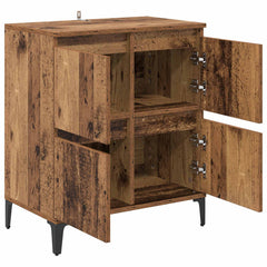 vidaXL Sideboard Old Wood 60 x 35 x 70 cm Engineered Wood and Iron 5