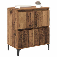 vidaXL Sideboard Old Wood 60 x 35 x 70 cm Engineered Wood and Iron 3