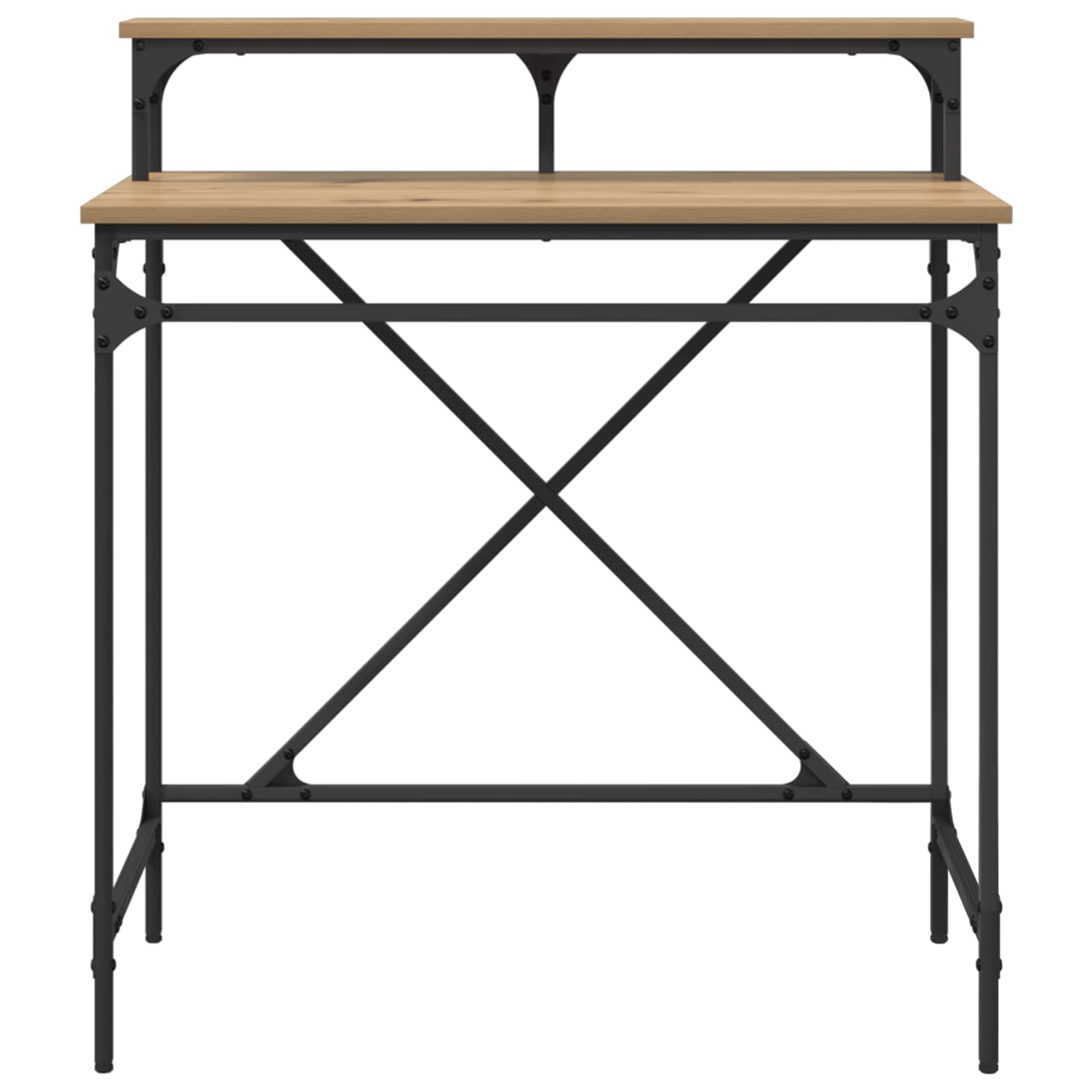 vidaXL Desk Artisan Oak 80 x 50 x 90 cm Engineered Wood 5