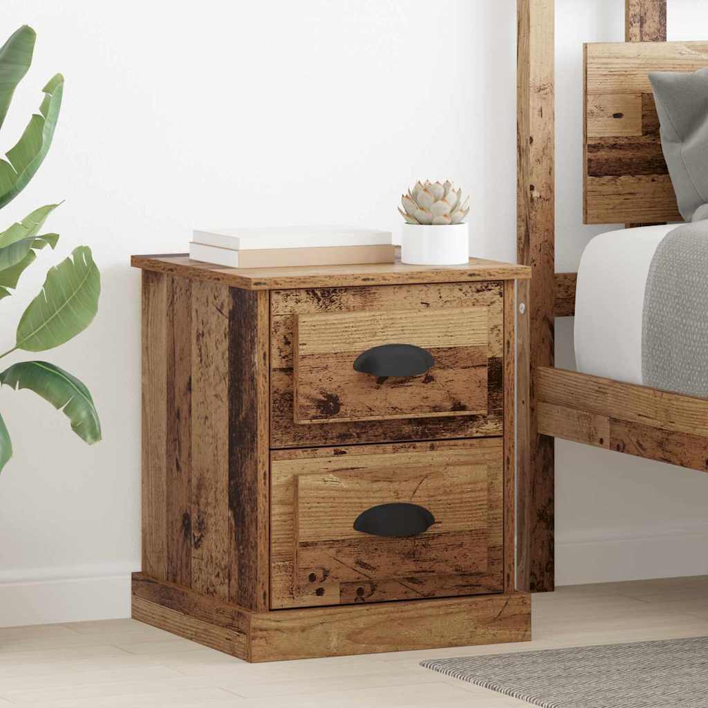 vidaXL Bedside Cabinet Old Wood 39 x 39 x 47.5 cm Engineered Wood 1