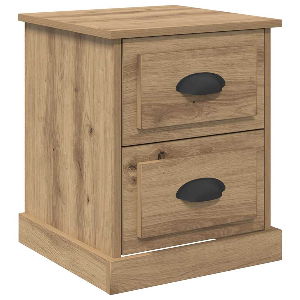 vidaXL Bedside Cabinet Artisan Oak 39 x 39 x 47.5 cm Engineered Wood 2